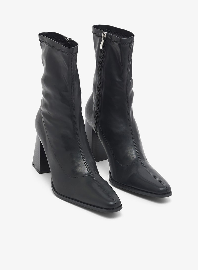 ريد أحذية الكاحل بكعب كاجوال - Image 4