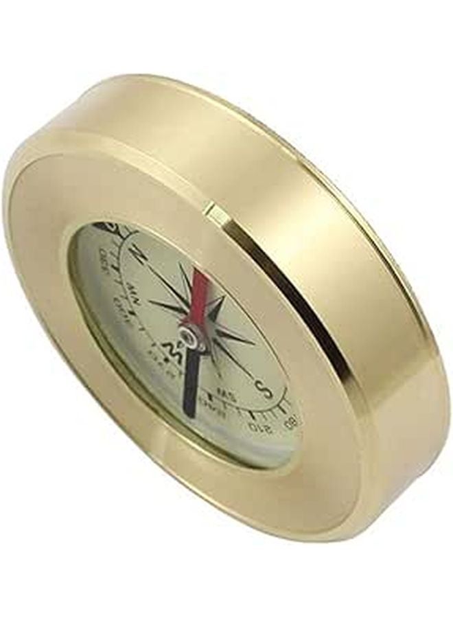 Brass Hiking Compass with Clear Scale and Accurate Pointer for Outdoor Navigation Camping Survival - Image 1
