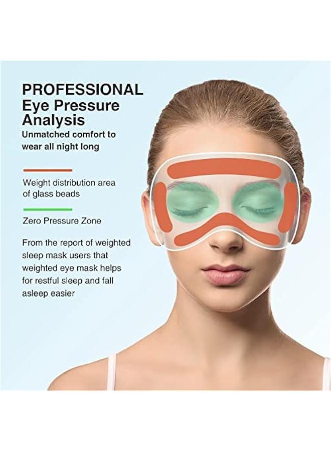 موكسو قاع عيو للوم للرجال والساء  قاع وم لوفوف ثلاثي الاعاد محدد، قاع وم ليلي مقعر، يحج عي العيي، غطاء ظلال عيو اعم و للسفر واليوغا والقيلولة داك) - Image 5