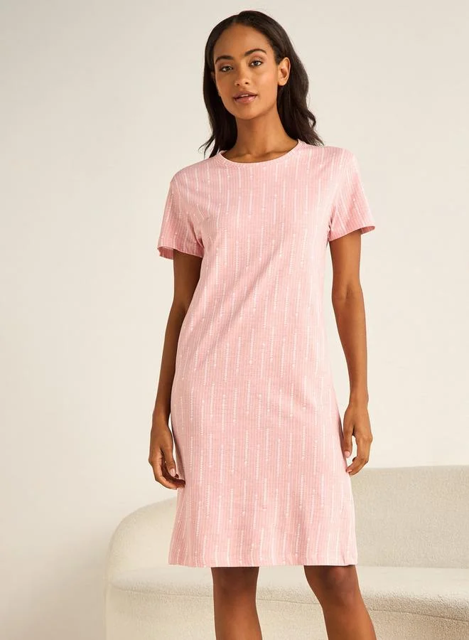 سبلاش فيڤ قميص نوم بطول الركبة