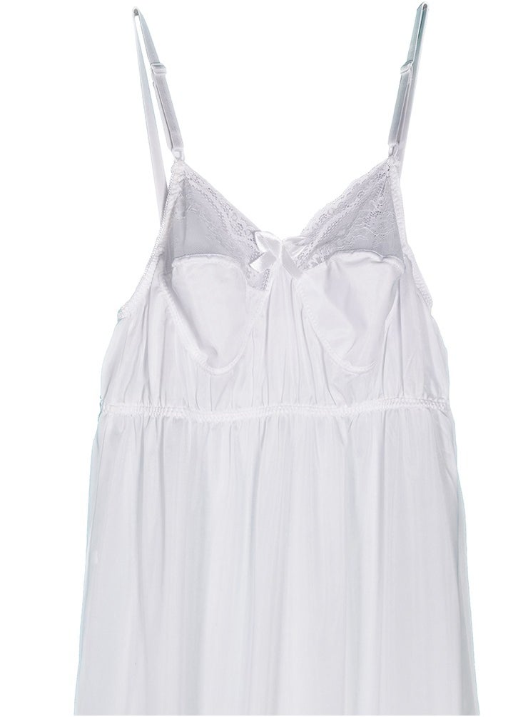 City Rose 3 - Pieces Women Camisole Comfortable dress underwear sleepwear White  - Image 4
