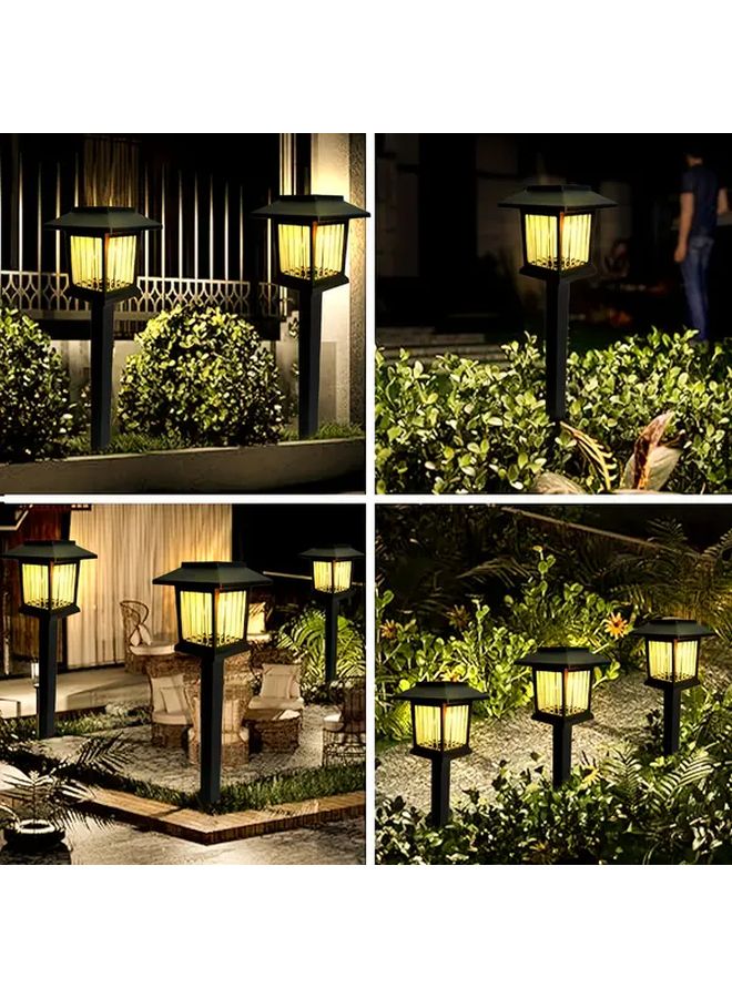 6 قطع أضواء خارجية شمسية بأسلوب ريترو، ضوء دافئ لحديقة وممرات وفسحة - Image 3