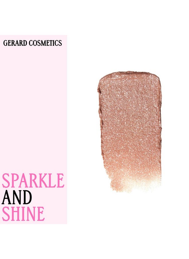 Gerard Cosmetics Glitter Lipstick (Hollywood Blvd) | Nude Pink Lipstick With Sparkling Metallic Glitter | Long Lasting, Smooth Formula | Highly Pigmented Opaque Color | Cruelty Free & Made In Usa  - Image 4