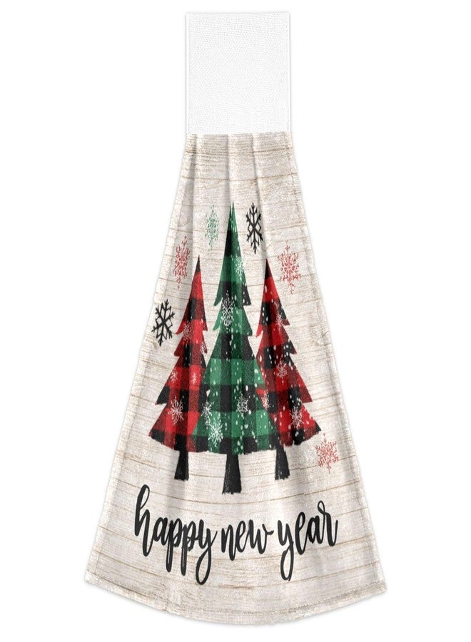 Kcldeci Christmas Tree Hanging Towels with Loop - Soft, Thick Hand & Dish Towels for Kitchen & Bathroom - Image 2