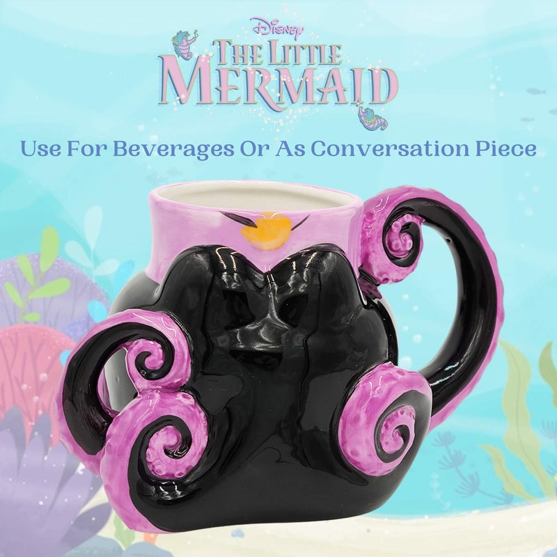 Silver Buffalo Disney Villains Ursula Tentacles 3D Sculpted Coffee Ceramic Mug, 20 Ounces - Image 5