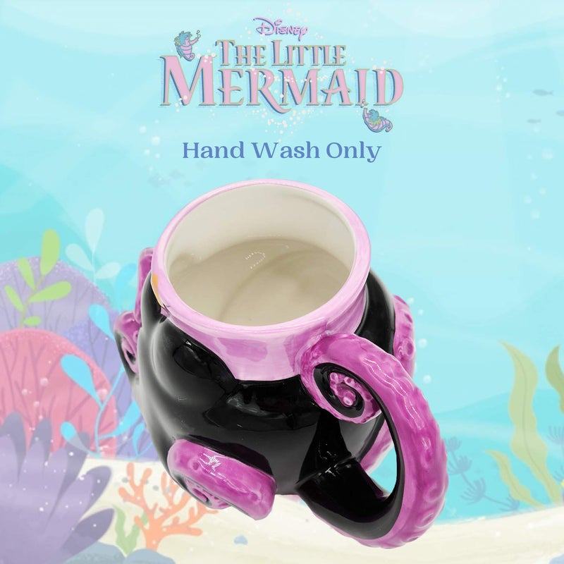 Silver Buffalo Disney Villains Ursula Tentacles 3D Sculpted Coffee Ceramic Mug, 20 Ounces - Image 3