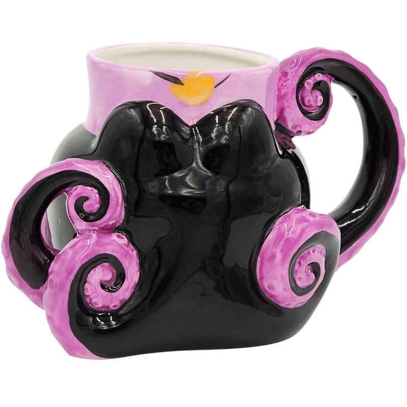 Silver Buffalo Disney Villains Ursula Tentacles 3D Sculpted Coffee Ceramic Mug, 20 Ounces - Image 1