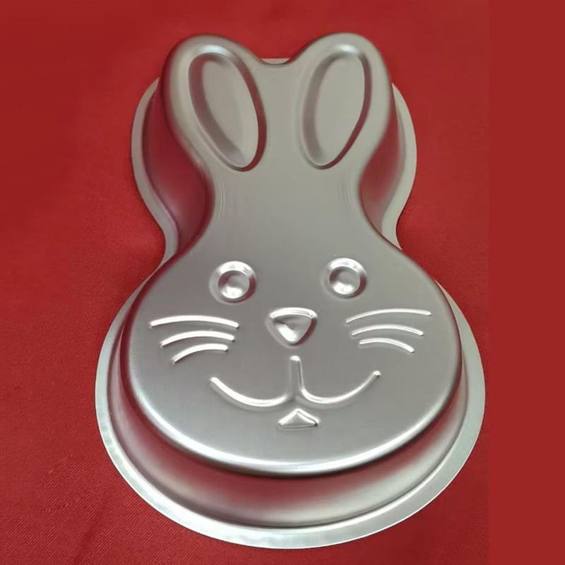 SADYFON Bunny Shaped Cake Pan Aluminum Nonstick Cake Decorating Mould Birthday Anniversary Wedding Party Cake Baking Pans Tins Bakeware Tool - Image 1