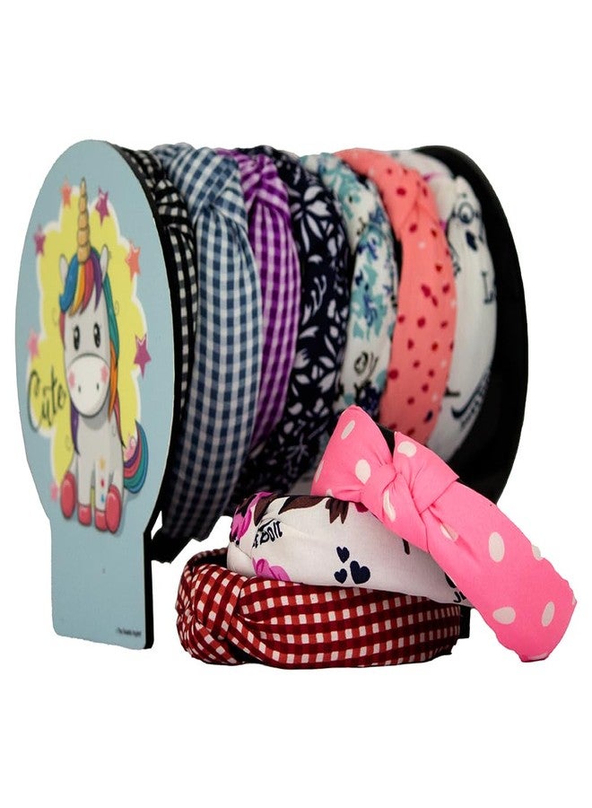 The Rosette Imprint Acrylic Hairband Organiser for Girls - Transparent Headband Display Stand & Storage Holder - Kids Room Décor - Cute Pony Design - Image 1