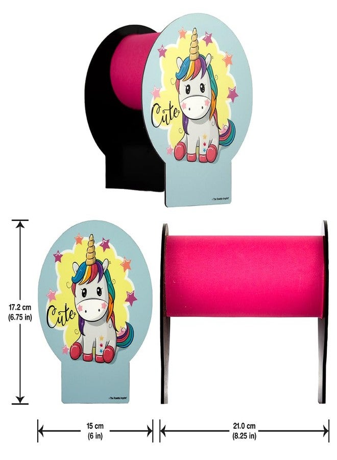 The Rosette Imprint Acrylic Hairband Organiser for Girls - Transparent Headband Display Stand & Storage Holder - Kids Room Décor - Cute Pony Design - Image 2
