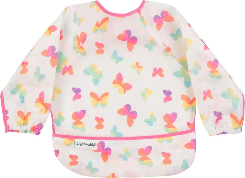 Tiny Twinkle Waterproof Baby Bib with Butterflies Design - Image 1