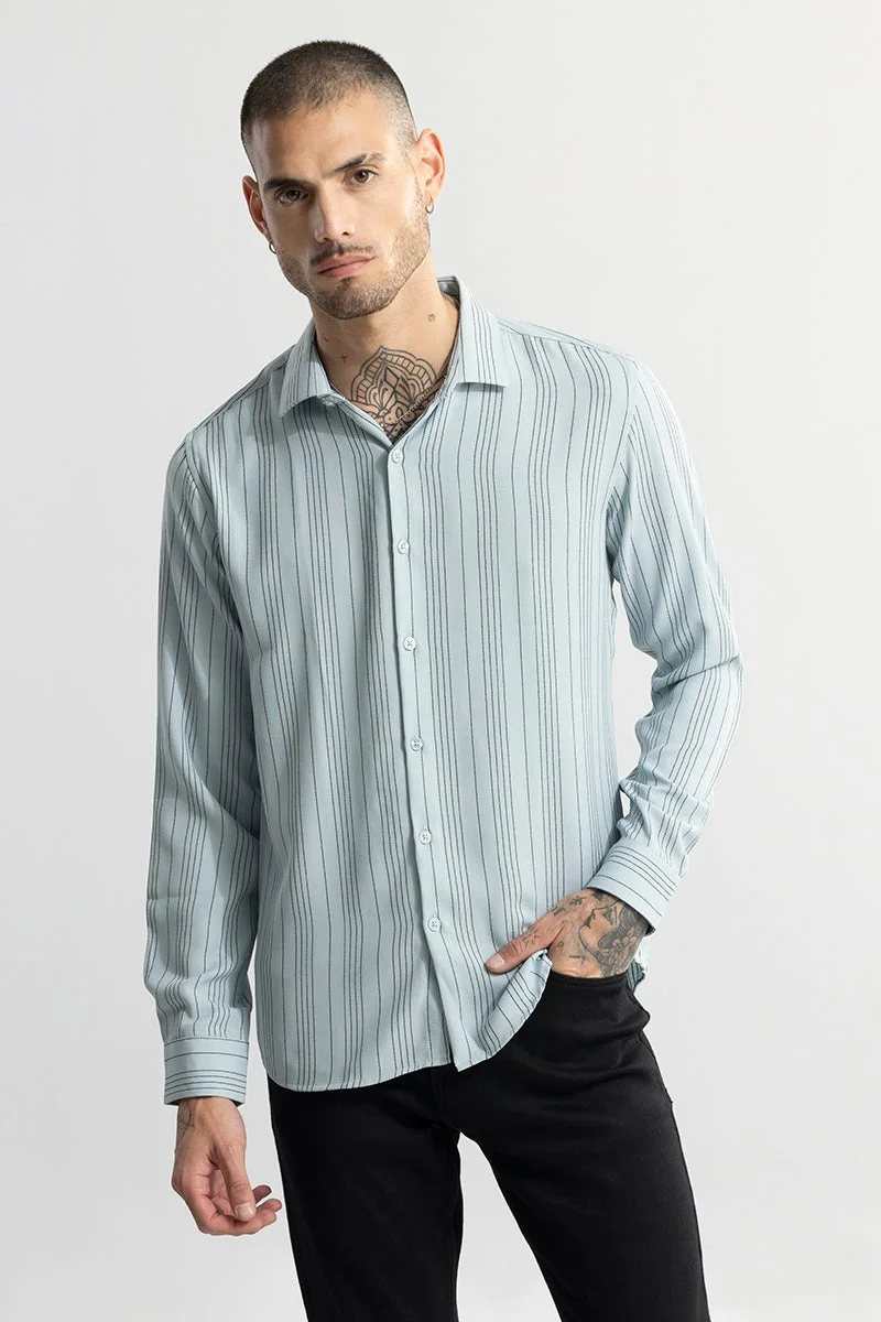 SNITCH Quartet Blue Stripe Shirt