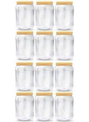 Sunpet Sunpet SPL2000-12 Plastic Container - 2000 ml, 12 Pieces, Multicolored 