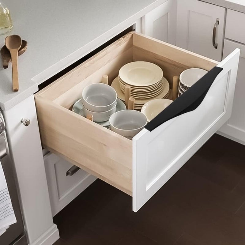 Volo VOLO Black 12300mm Aluminium Kitchen Profile HandleDrawer Cabinet Profile HandleWardrobeCupboard Drawer Profile Handle for Drawer  - Image 3