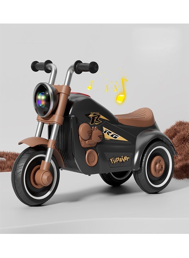 RG 3-Wheel Kids Ride-On Motorcycle with Light and Music - Image 2