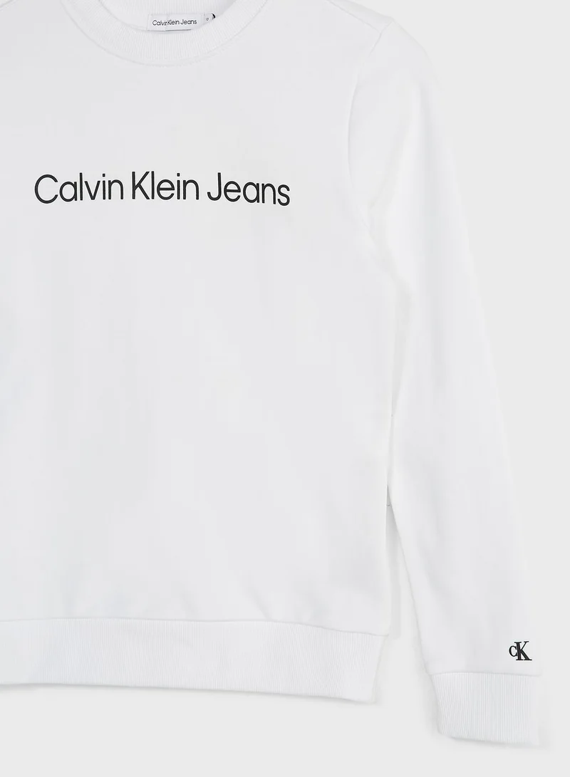 Calvin Klein Jeans Kids Logo Sweatshirt