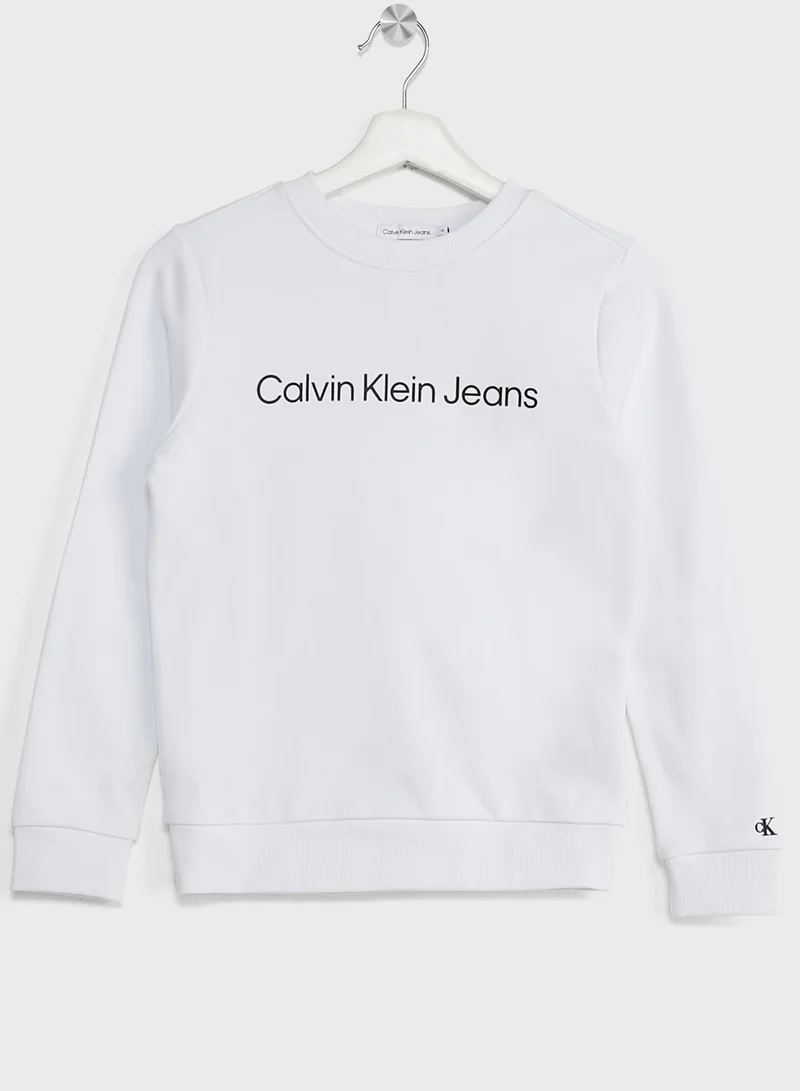 Calvin Klein Jeans Kids Logo Sweatshirt