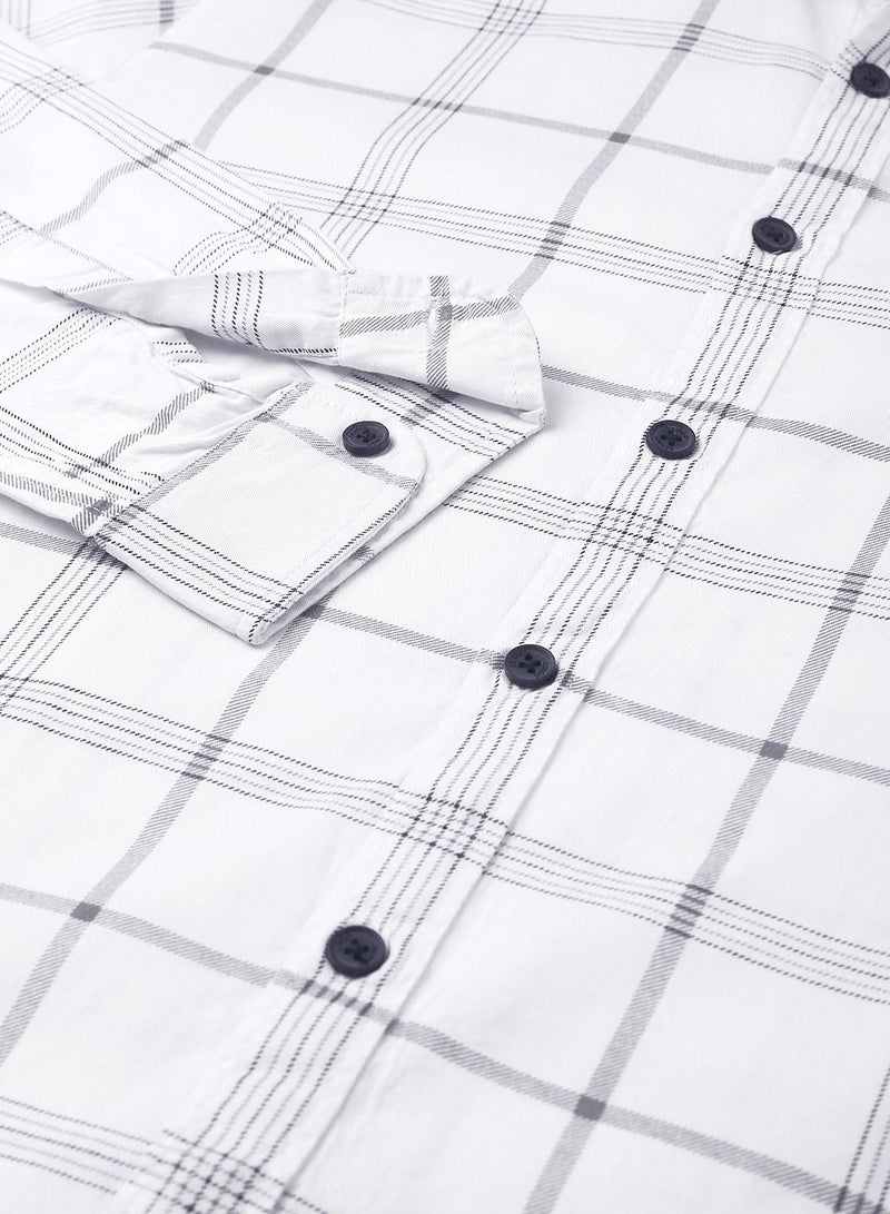 دينيس لينغو قميص رجالي بقصة ضيقة من دينيس لينجو أبيض - Image 3