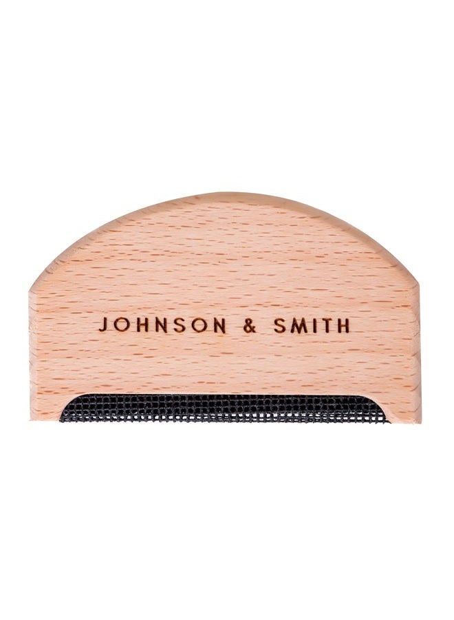 Johnson Smith Sweater Comb - Cashmere Sweater Shaver Lint Scraper - Easy Grip Cashmere Comb - Multifunction Fabric Clothes Shaver Cashmere Pill Remover - Travel Pilling Remover Brush with Pouch - Image 1