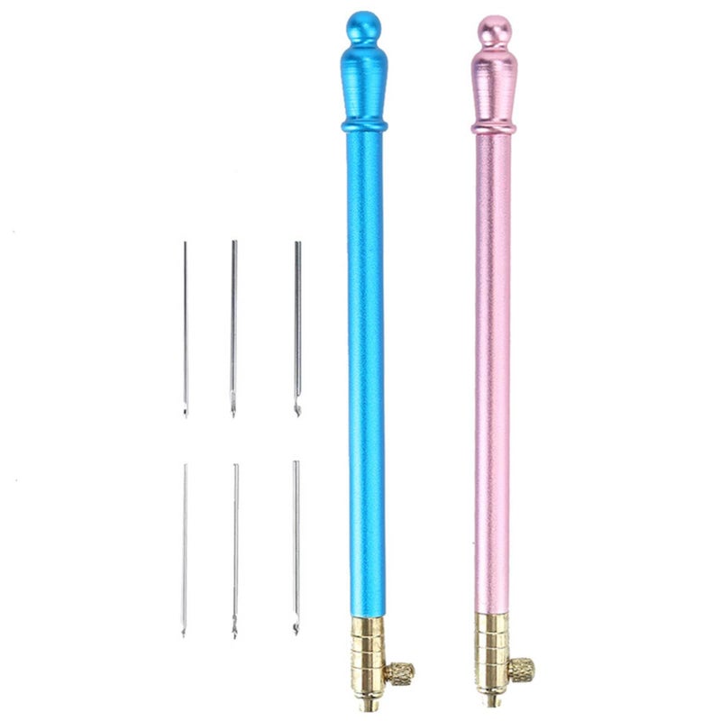 Stainless Steel Crochet Hook Set for Sewing Embroidery Beading and Knitting Craft - Image 2