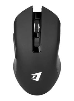 Jertech W300 Rampage 6 Keys Rechargeable Gaming Wireless Mouse - Black (with LED)