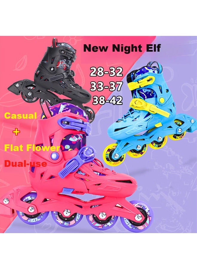 Flying Eagle Kids' Roller Skates Uni Beginner Skating Shoes Professional Lock Wheel Roller Skates Inline Skates Ice Skates - Image 1