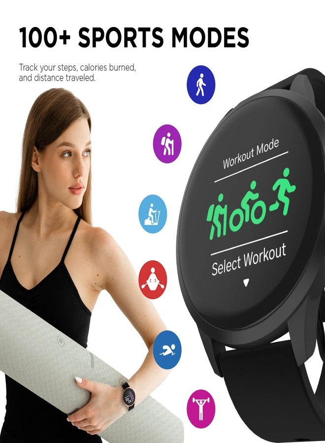 iTouch TP4R01-G02 New Sport 4 Series Unisex Smartwatch, Black/Black - Image 4