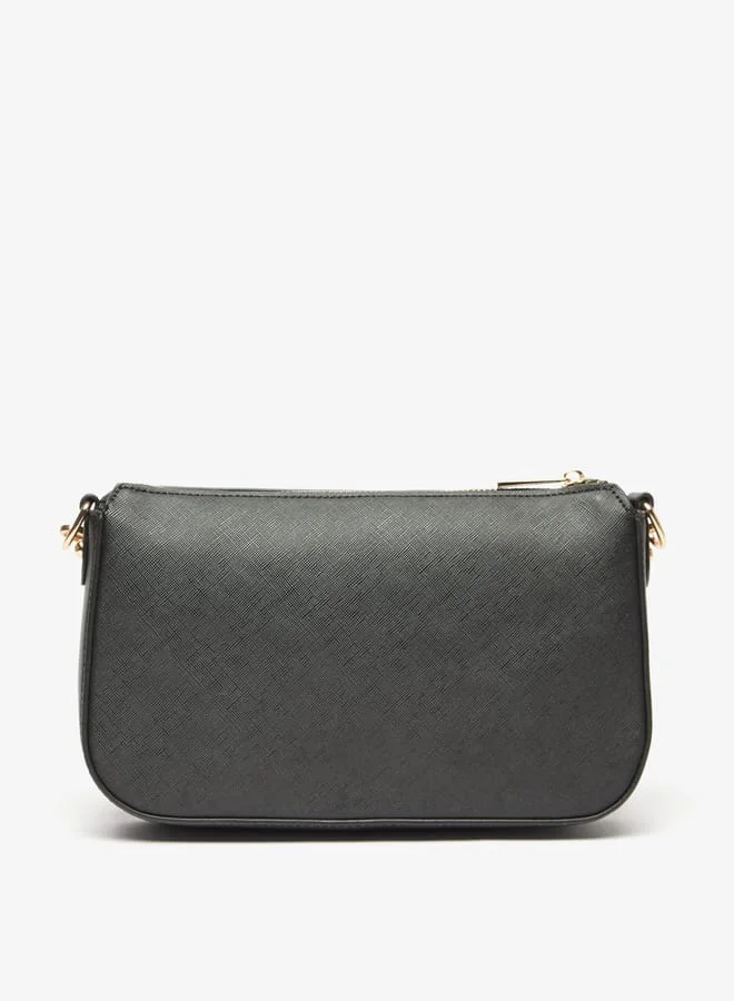 فلورا بيلا من شو إكسبرس Women Solid Crossbody Bag with Detachable Strap and Pouch