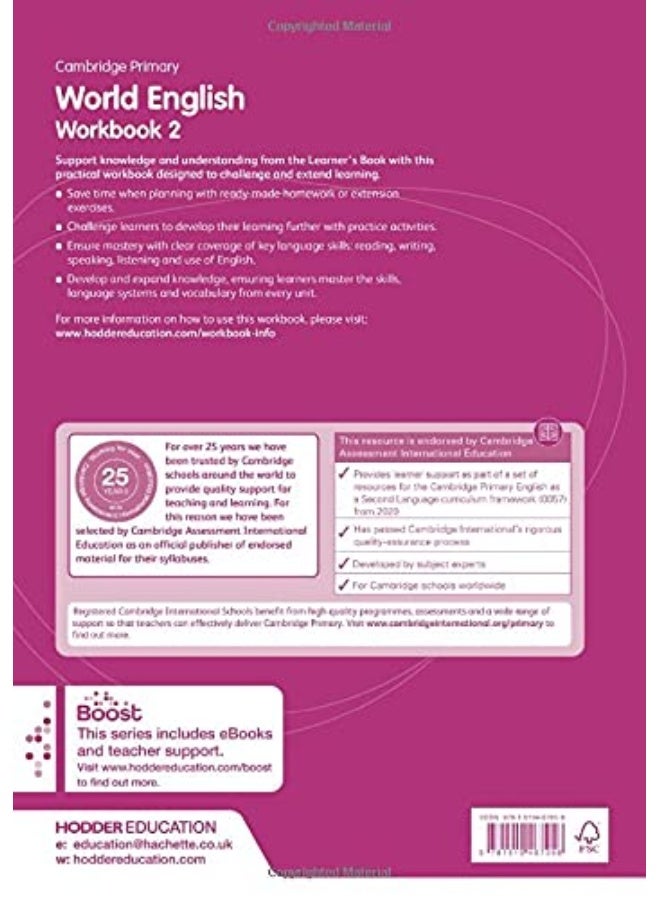 Cambridge Primary World English: Workbook Stage 2 - Image 2