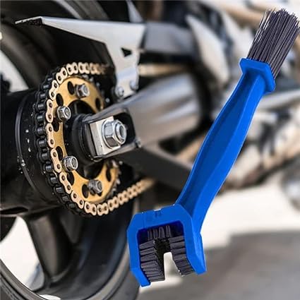 Technovibes Motorcycle/Cycle Chain Cleaner Brush for Bikes (Blue) - Image 2