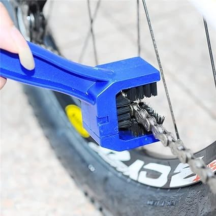 Technovibes Motorcycle/Cycle Chain Cleaner Brush for Bikes (Blue) - Image 4