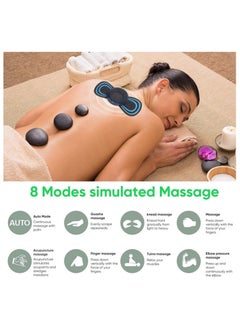 ELTRAZONE Body Massager,Neck Massage Machine Rechargeable Portable Wireless Mini Reusable Pain Relief EMS Massager with 8 Modes and 19 Levels for Shoulder,Arms,Legs  - Image 3
