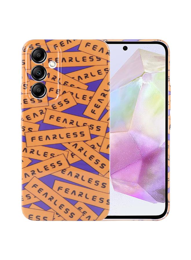 اس-توب جراب لهاتف Samsung Galaxy A35 5G بنمط مرسوم وثقب دقيق من الكمبيوتر الشخصي - Image 1