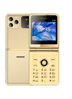 Hope Slim Folding Mobile Phone with GSM Support 4 SIM Standby 2.4 Inch Display  Flashlight Speed Dial, FM Radio and Magic Voice Features.  - Image 3