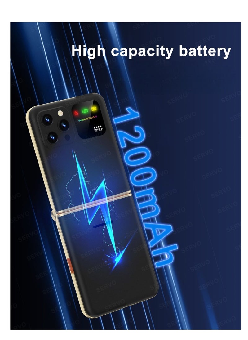 Hope - Slim Folding Mobile Phone with GSM Support 4 SIM Standby 2.4 Inch Display  Flashlight Speed Dial, FM Radio and Magic Voice Features. - Image 1