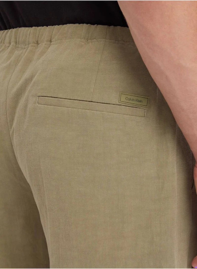 CALVIN KLEIN logo-patch Shorts