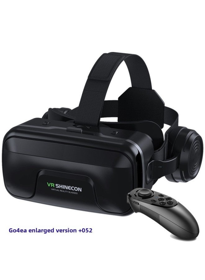 VR Glasses Thousand Magic 6 Generation G04E/A Headset Version Mobile Phone 3D Virtual Reality Helmet Large Screen 7-Color:G04EA Plus Size +052 Handle - Image 1