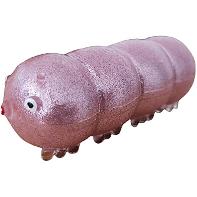 Keycraft Fumfings Novelty Squidgy Disco Caterpillars 10cm Squish Toys Kids/Children Asst - Image 2