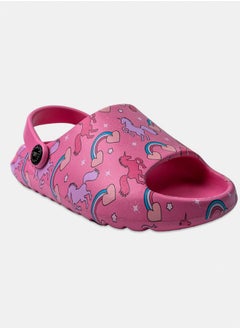 CUBS Open Toe Pink Unicorn & Rainbows  - Image 2