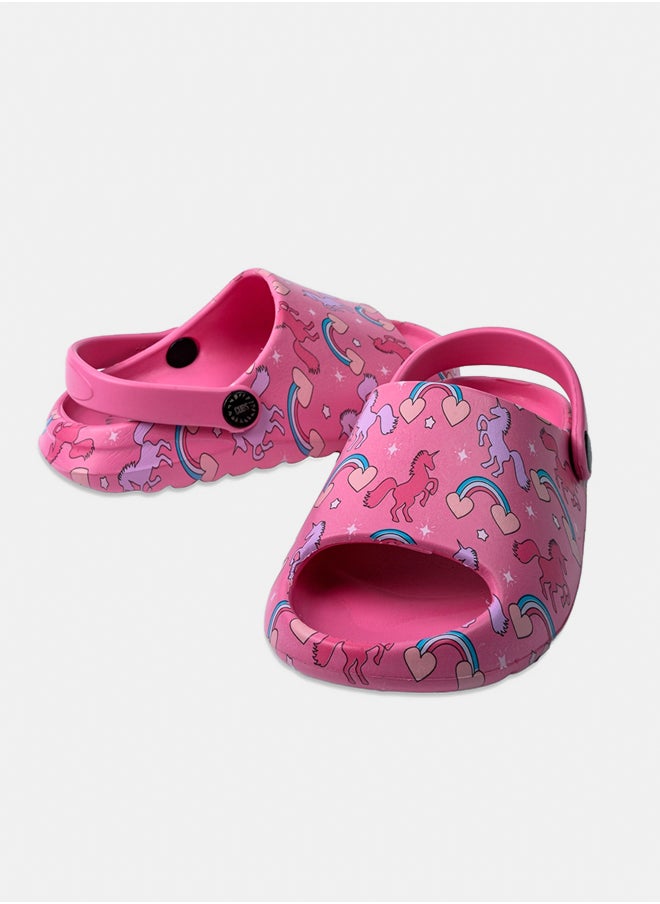 CUBS Open Toe Pink Unicorn & Rainbows  - Image 4