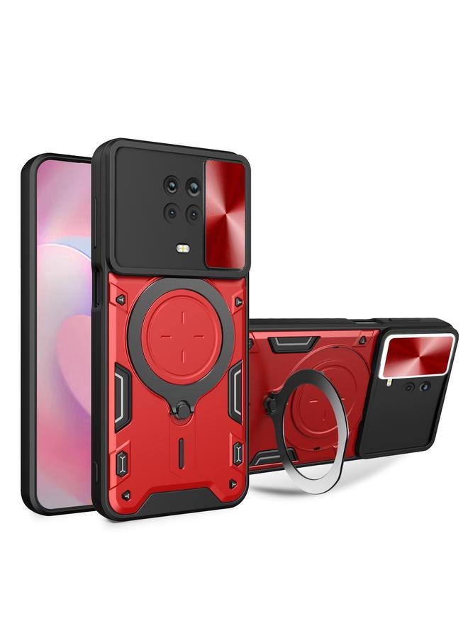 S-TOP Case For Nokia G10 / G20 CD Texture Sliding Camshield Magnetic Holder Phone Case - Image 1