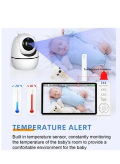 Baby Monitor with Camera and Audio, 5'' IPS Screen Baby Camera Monitor, No WiFi, 2-Way Talk, Night Vision - pzsku/Z28D06687C4076D1B795CZ/45/_/1733819894/58580bfa-7292-4886-9bbc-fe1116ea4cde