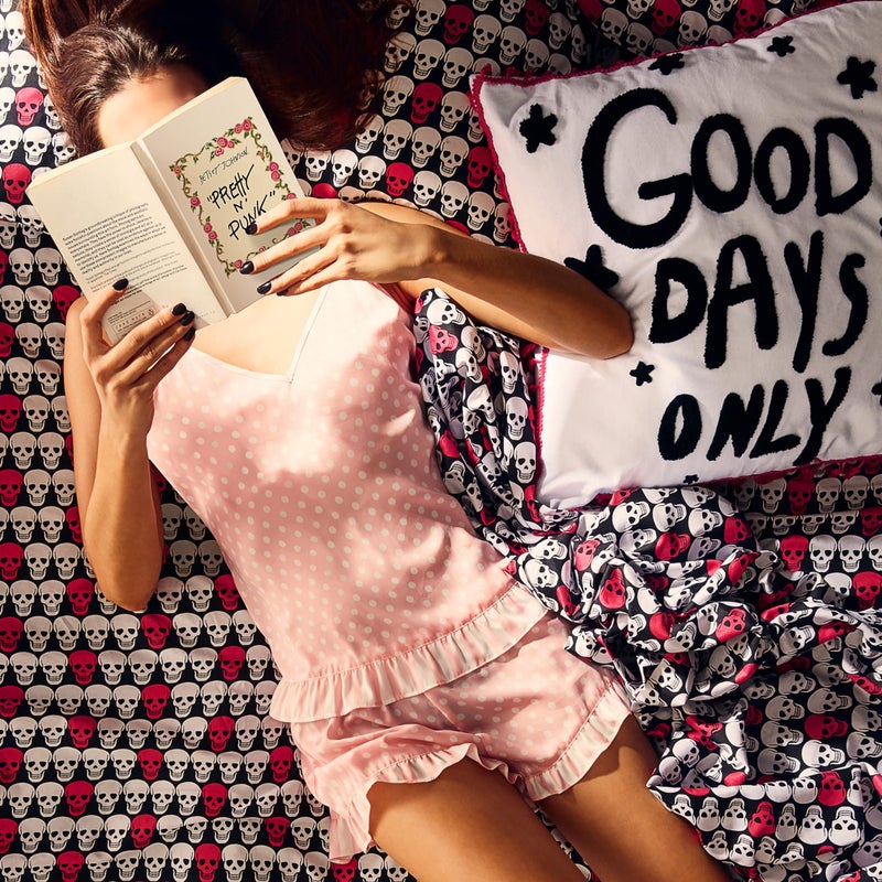 Betsey Johnson - Queen Bed Sheets, Soft & Lightweight Bedding, Fade & Wrinkle Resistant (Skulls, Queen) - Image 2