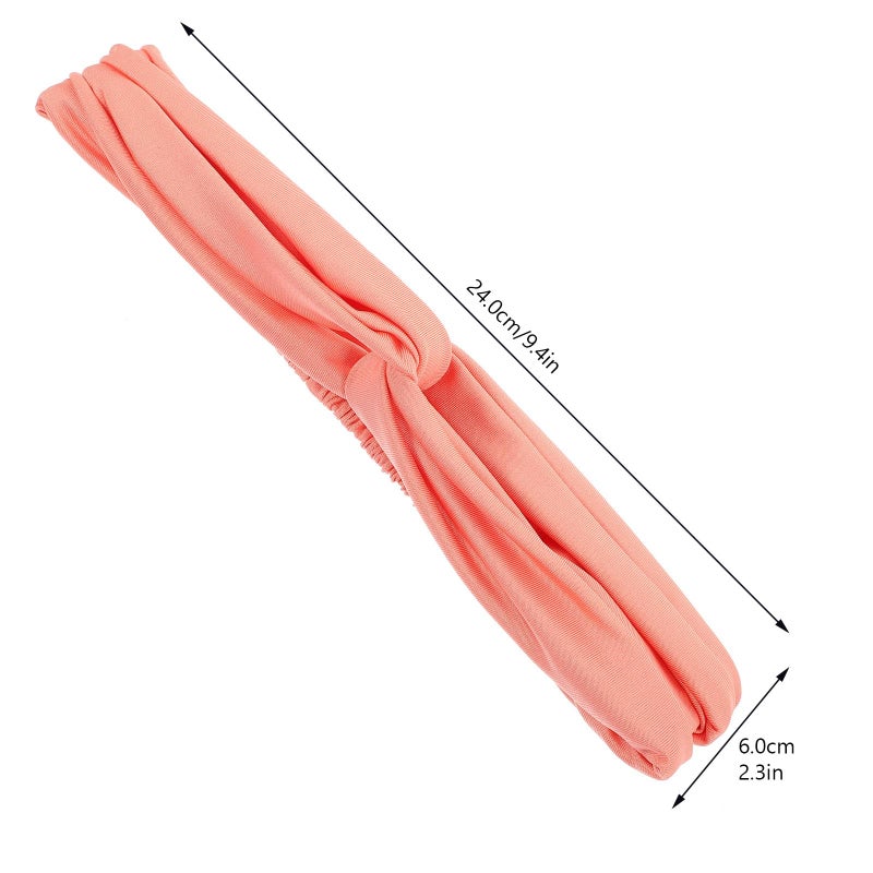 Pink Sports Sweat Band for Women Absorbent Non Slip Headband for Gym Yoga Running - Image 3
