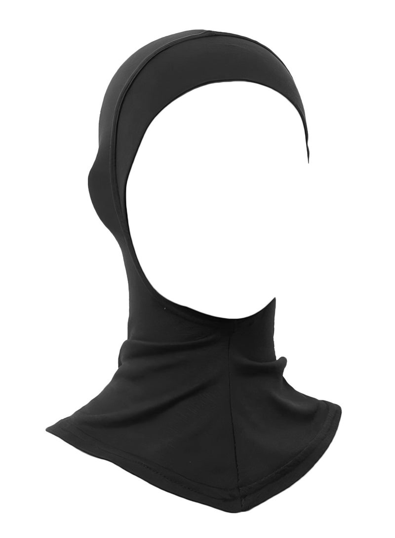 Hijab Cap for Women, 2 Pack, Adjustable Turban with Full Neck Coverage, Stretchy - Image 2