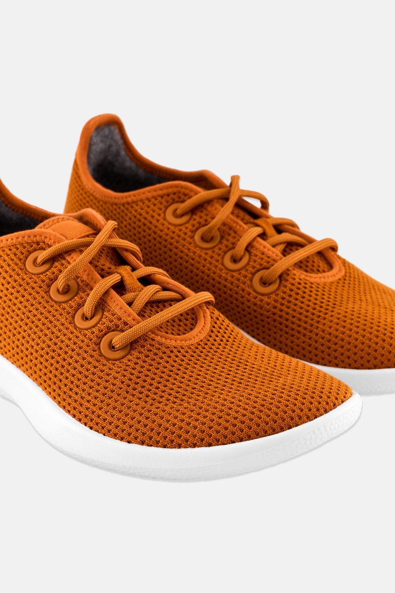 Allbirds Men Tree Runner Lace Up Sport Shoes, Rust - Image 3