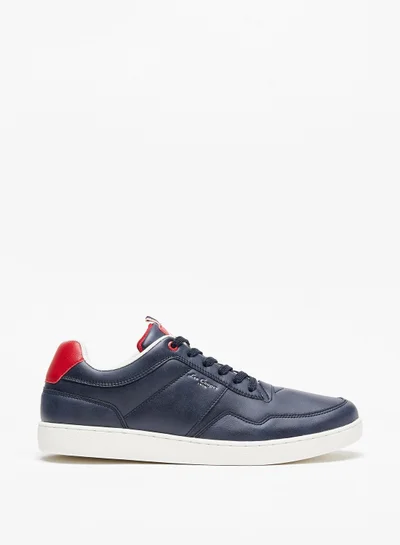 Lee Cooper Men's Low Ankle Sneakers with Lace-Up Closure Navy