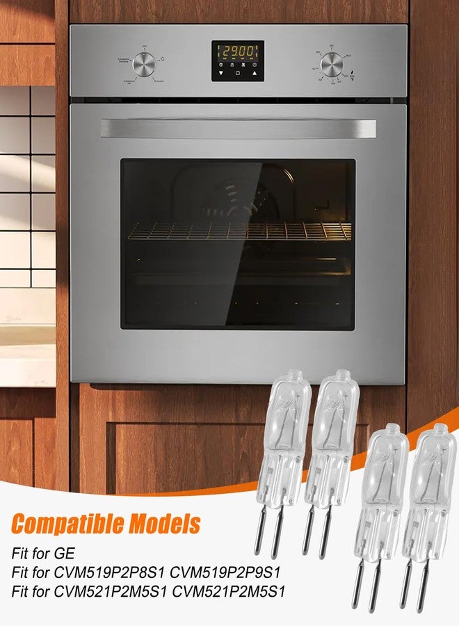 TIKSCIENCE WB02X35488 Microwave Halogen Light Bulb Fit for GE Oven, 130V 50W Microwave Oven Halogen Lamp 4 Pack - Image 5