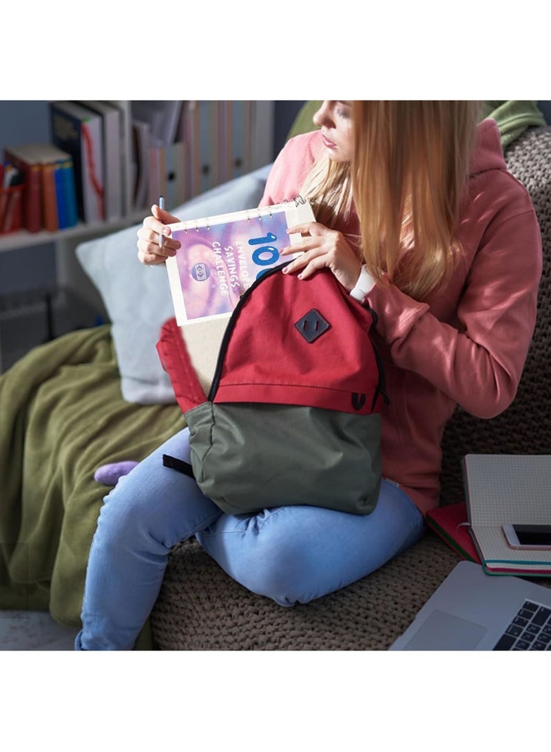 Barakah 100 Envelopes Saving Challenge Binder, 25 Sheet Planner with Transparent Waterproof Cash Envelopes and Stainless Steel Rings, Budget Organizer for Couples Home Office School Finance Management - Image 5