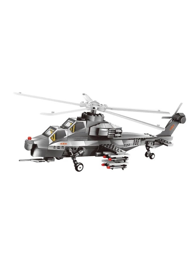 wange Flying Shark Carrier-Based Fighter Building Blocks Set 4002 (Age 6+, 264 Pieces) - Image 1